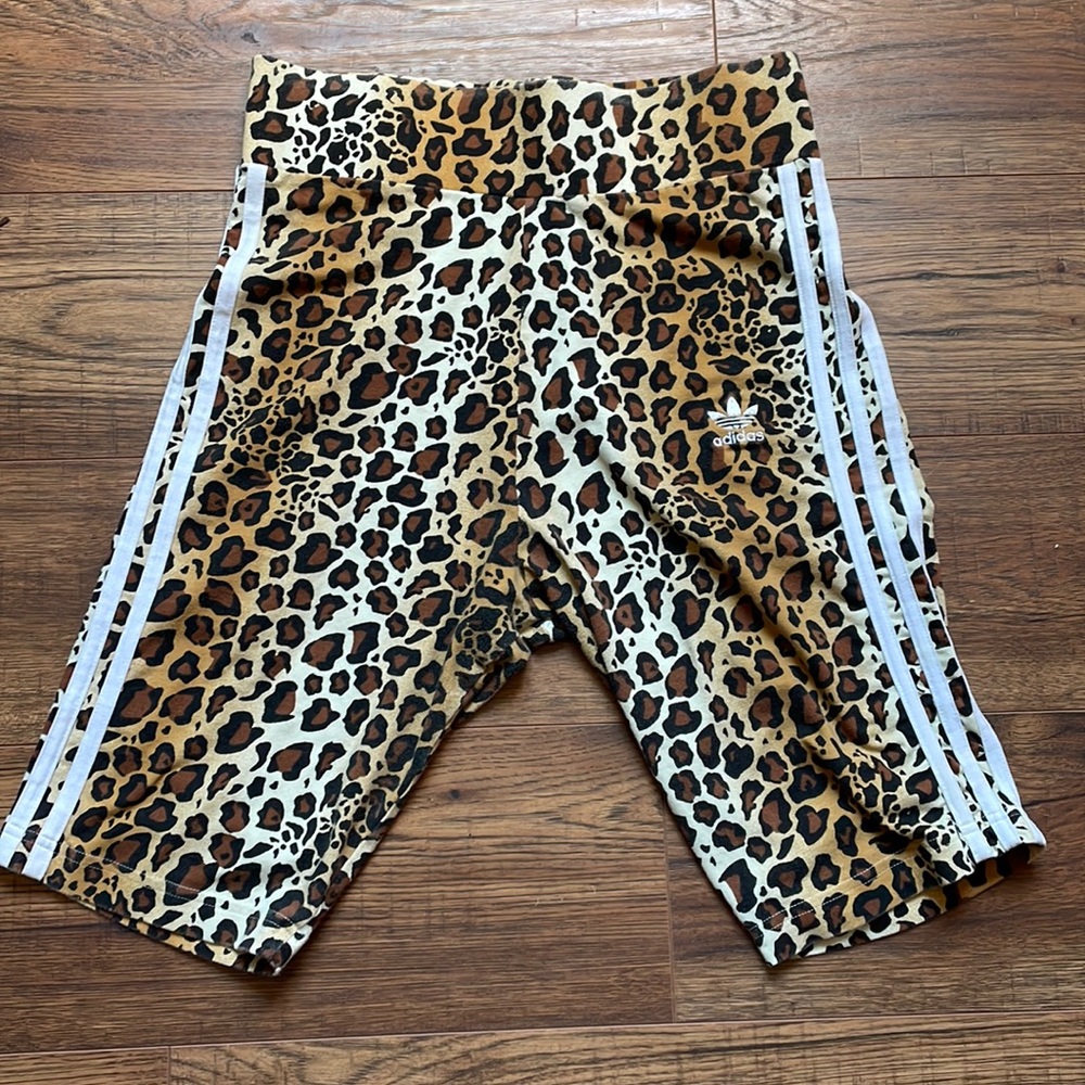 Adidas Animal Print Bike shorts size M